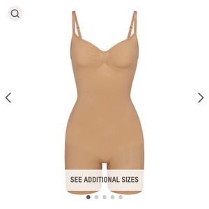 NWOT SKIMS Seamless Sculpt Mod Thigh Bodysuit - Ochre